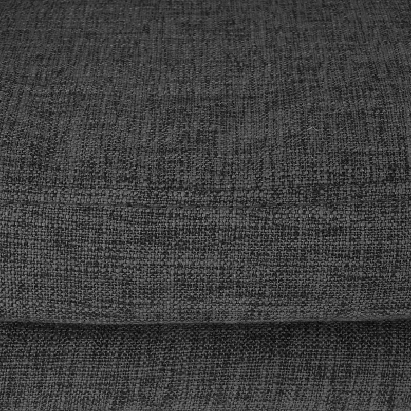 Tabouret de bar Malmö T381, chaise de bar tabouret de comptoir - Textile, gris foncé