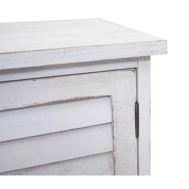 Meuble sous-vasque meuble sous-vasque de salle de bain 60x65x31cm - shabby blanc