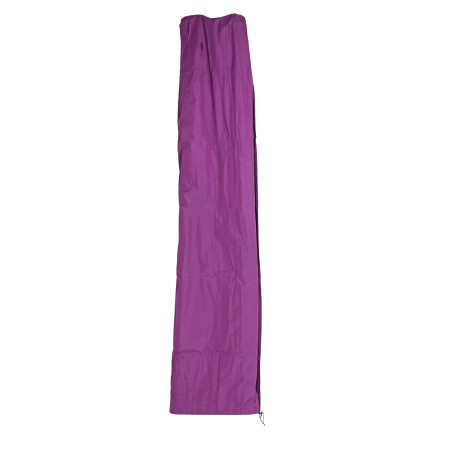 Revêtement de protection pour parasol jusqu'à 3,5 m, revêtement avec fermeture éclair - violet