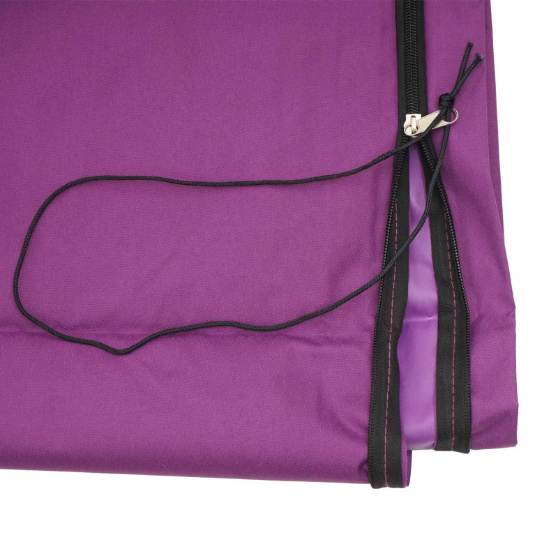 Revêtement de protection pour parasol jusqu'à 3,5 m, revêtement avec fermeture éclair - violet