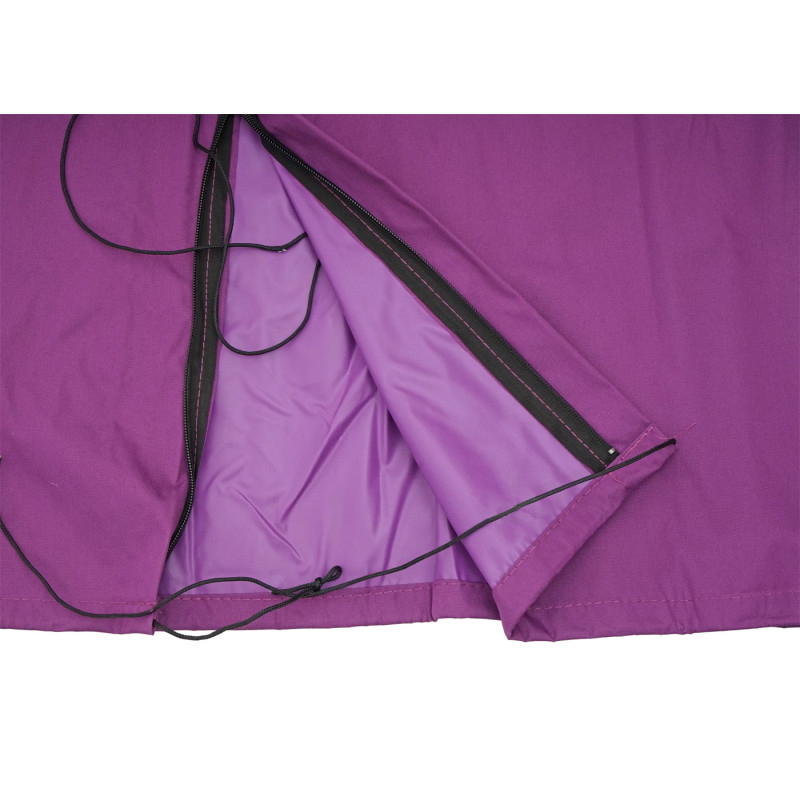 Revêtement de protection pour parasol jusqu'à 3,5 m, revêtement avec fermeture éclair - violet