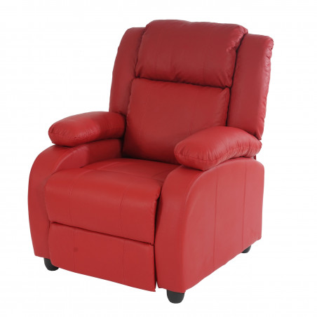 Fauteuil inclinable de salon yvonnes red