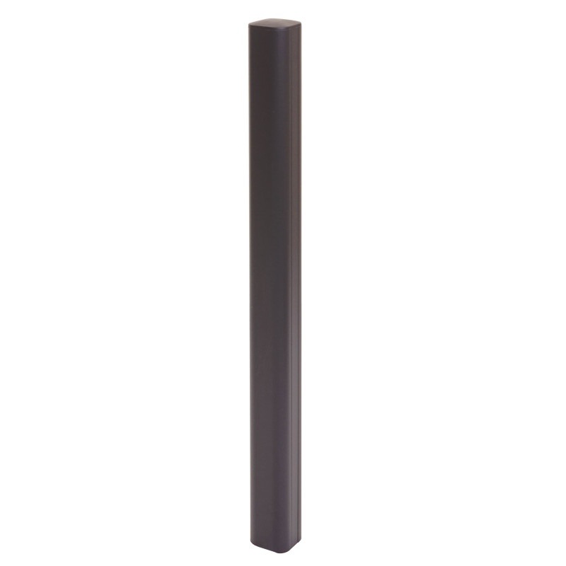 Poteau en aluminium Sarthe clôture WPC, poteau pilier, système enfichable - 98cm, anthracite