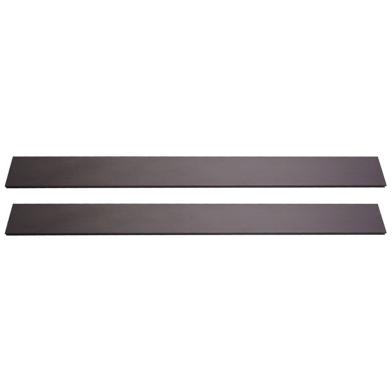 Lot de 4 lattes pour brise-vue en WPC Sarthe, planches brise-vent, approx. 1sqm - 180cm, anthracite