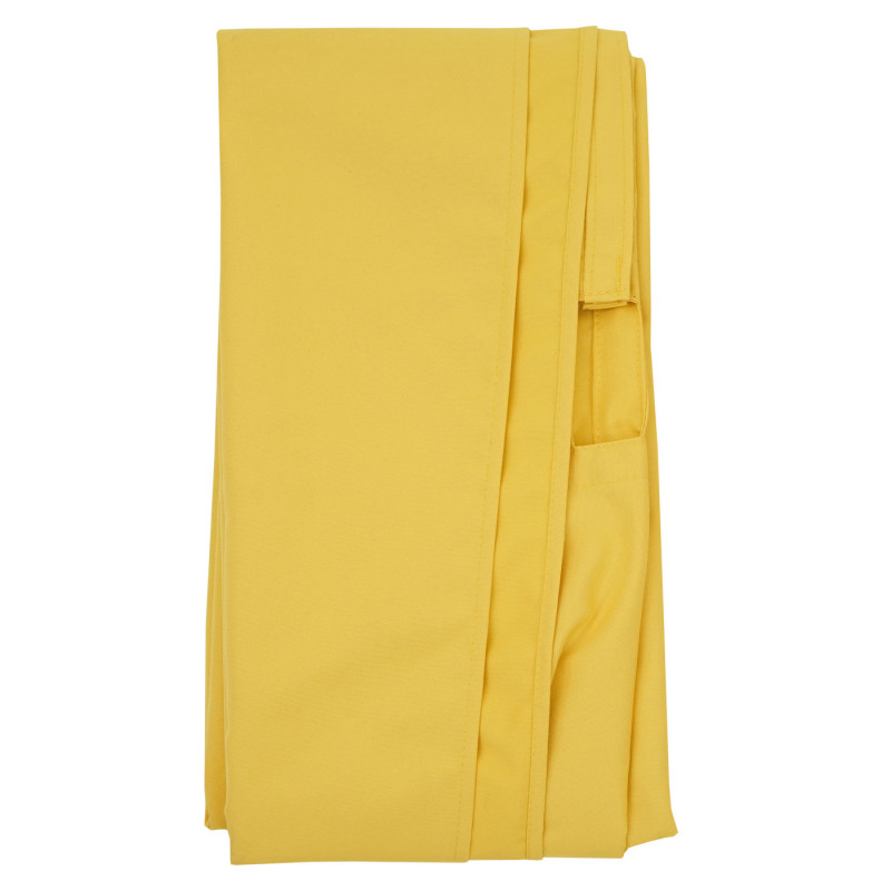 Toile pour parasol de luxe toile de remplacement pour parasol, 3,5x3,5m (Ø4,95m) 4kg - jaune