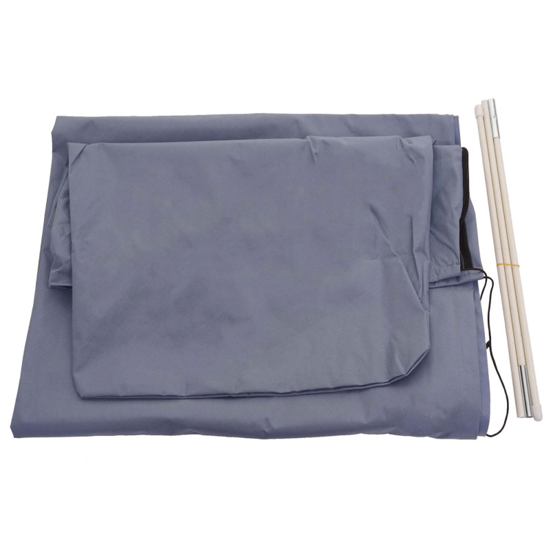 Housse de protection pour parasol jusqu'à 4 m, housse avec fermeture éclair - bleu