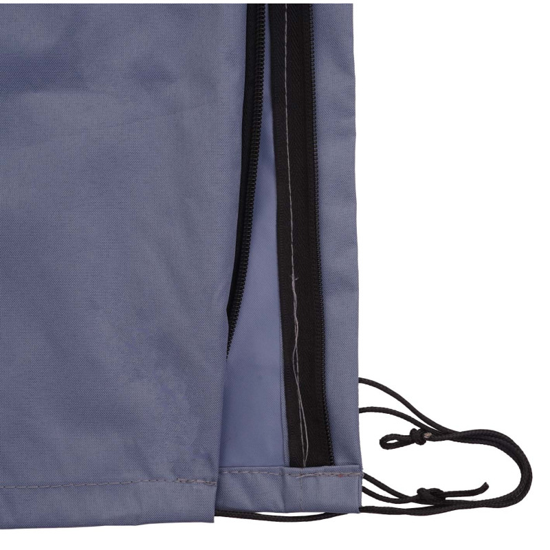 Housse de protection pour parasol jusqu'à 4 m, housse avec fermeture éclair - bleu
