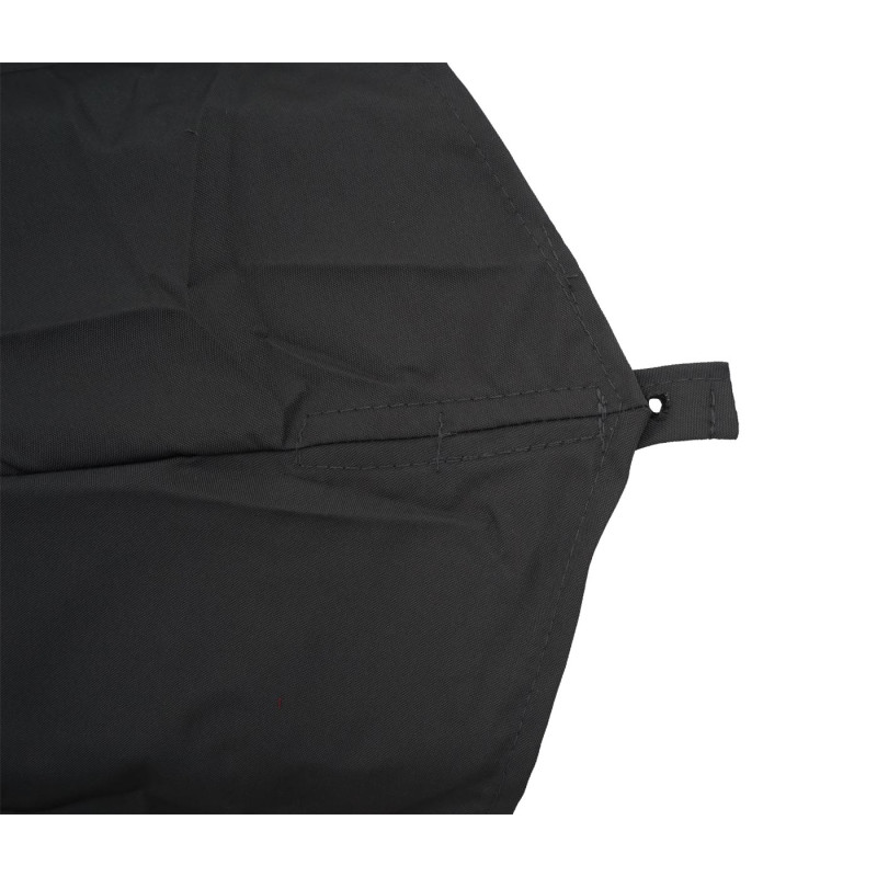 Toile pour parasol Meran Pro, parasol de marché gastronomique Ø 5m, polyester - anthracite