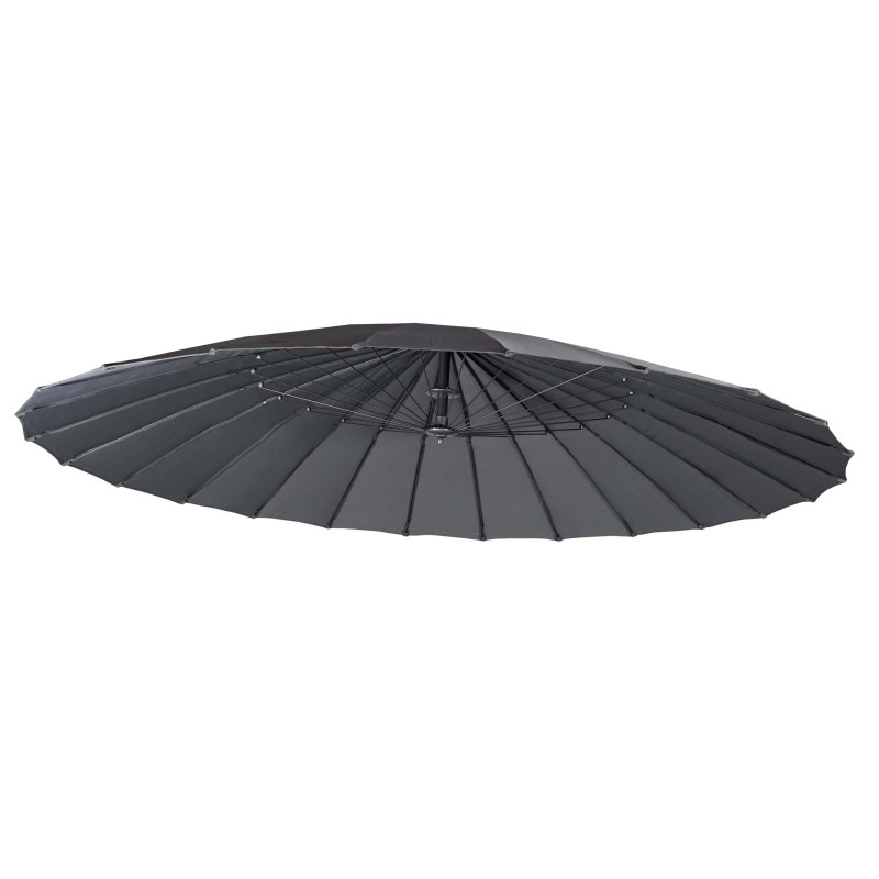 Toile pour parasol toile de remplacement pour parasol, ronde Ø2,8m polyester - anthracite