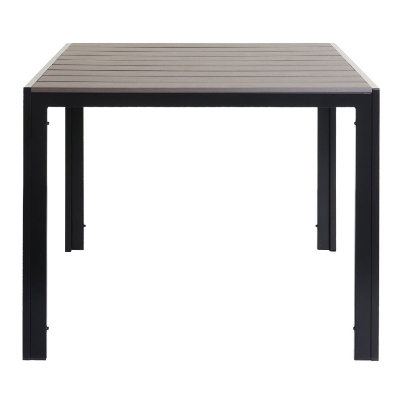 Ensemble de jardin groupe de sièges pour balcon/salon, 90x90cm - gris