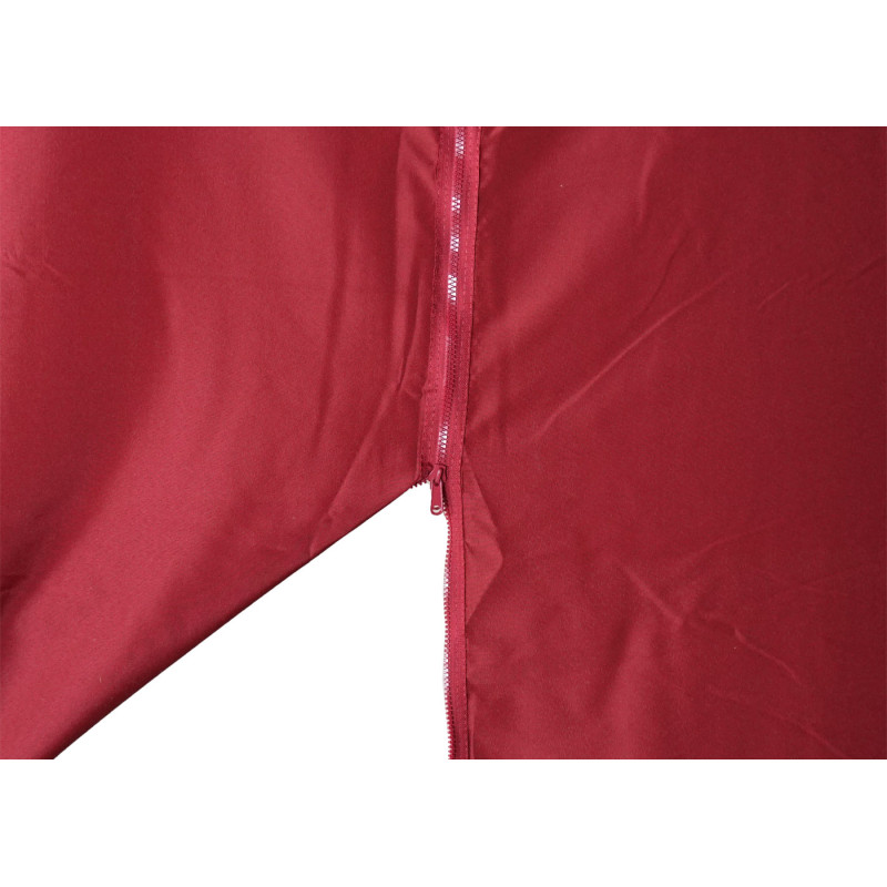 Lot de 4 parois latérales pour pergola parois latérales de remplacement, 3x3m polyester - bordeaux