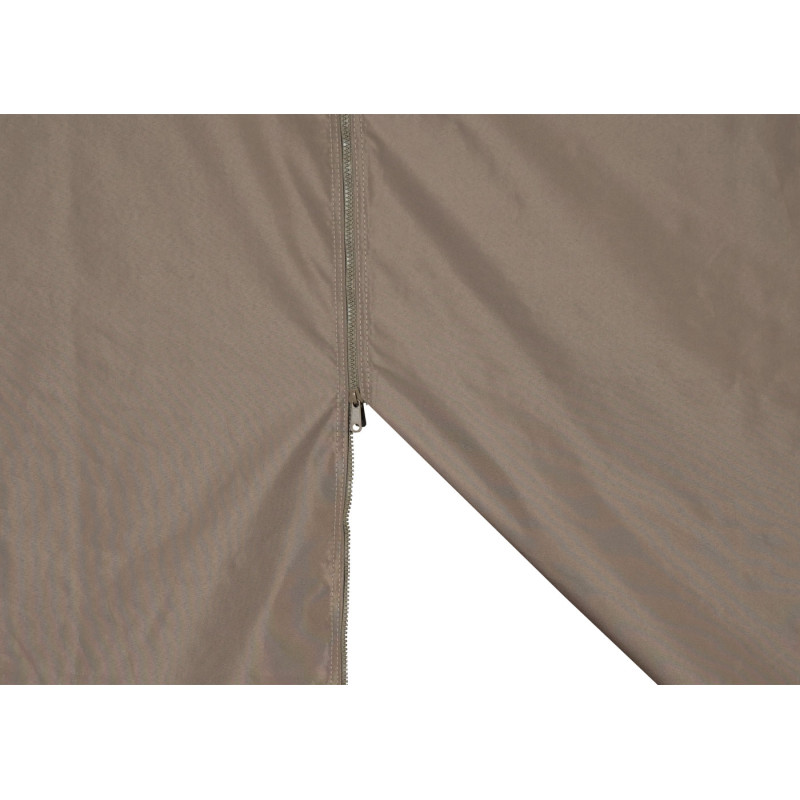 Jeu de 4 parois latérales pour pergola parois latérales de remplacement, 3x3m polyester - taupe