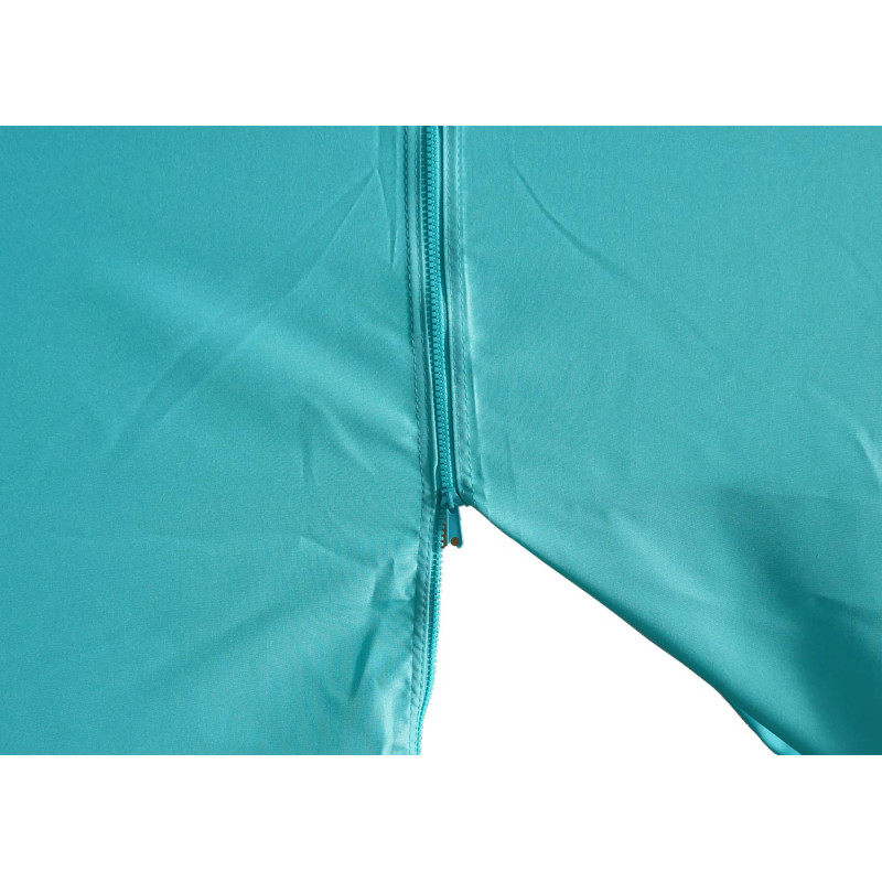 Jeu de 4 parois latérales pour pergola parois latérales de remplacement 3x3m polyester - turquoise