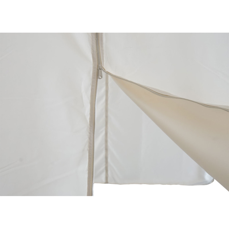 Jeu de 4 parois latérales pour pergola parois latérales de remplacement, polyester 3x3m - crème