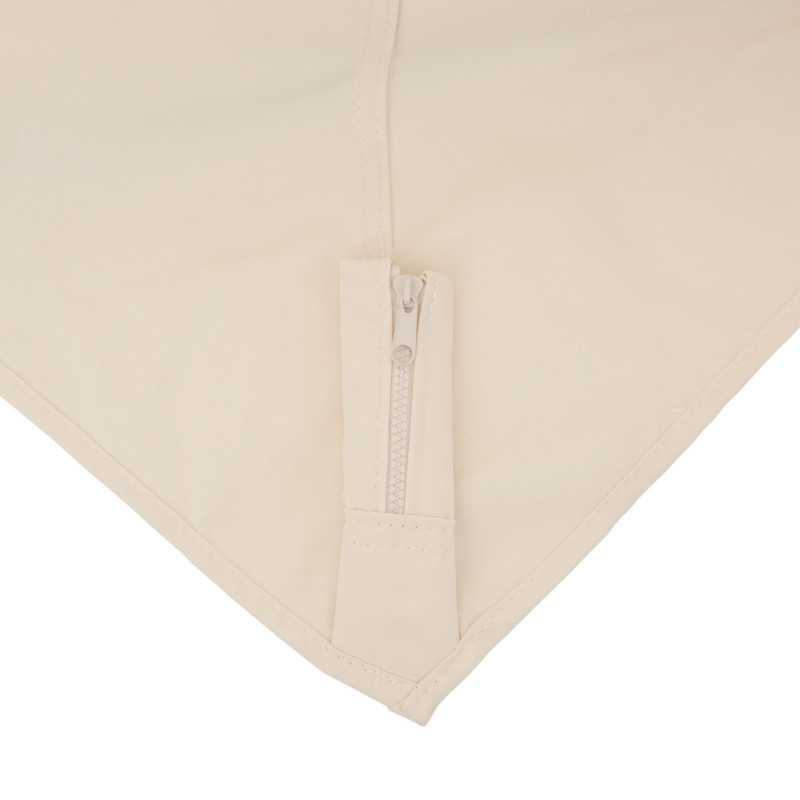 Toile pour parasol hotte de circulation toile de remplacement, Ø 3,5m Polyester 250g/m² - crème