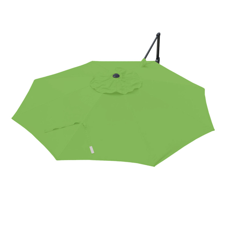 Toile pour parasol hotte de circulation remplacement, Ø 3,5m Polyester 250g/m² - vert