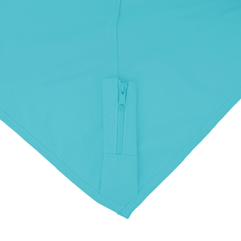 Toile pour parasol hotte de circulation remplacement, Ø 3,5m Polyester 250g/m² - turquoise
