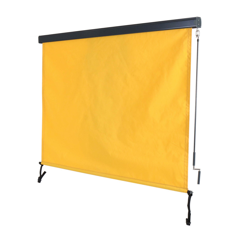 Store vertical store vertical tissu protection UV 50 - 250x180cm, jaune