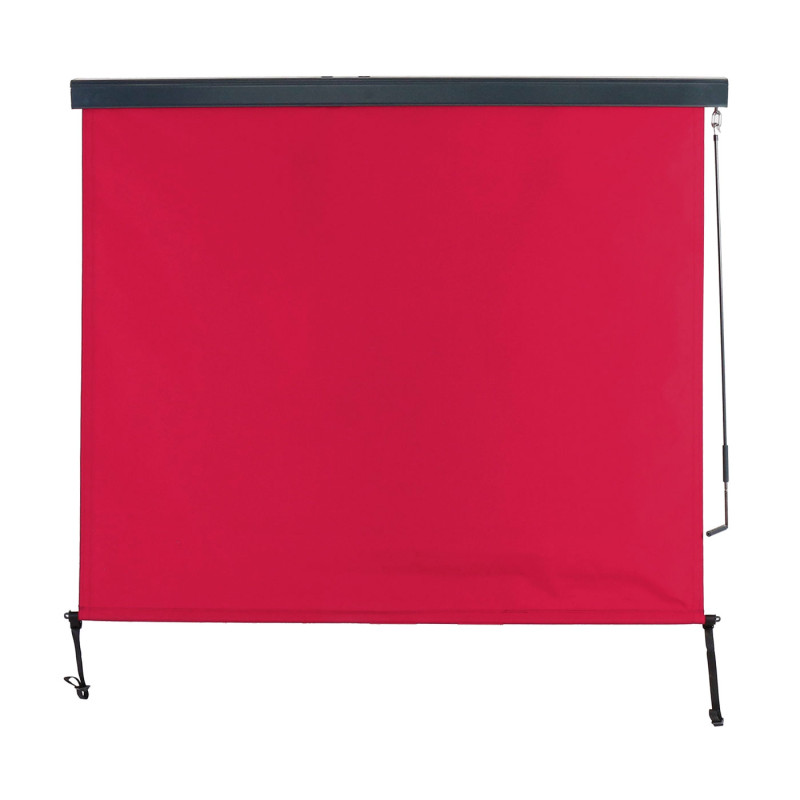 Store vertical store vertical, store à rouleau, tissu protection UV 50 - 250x180cm, bordeaux-rouge