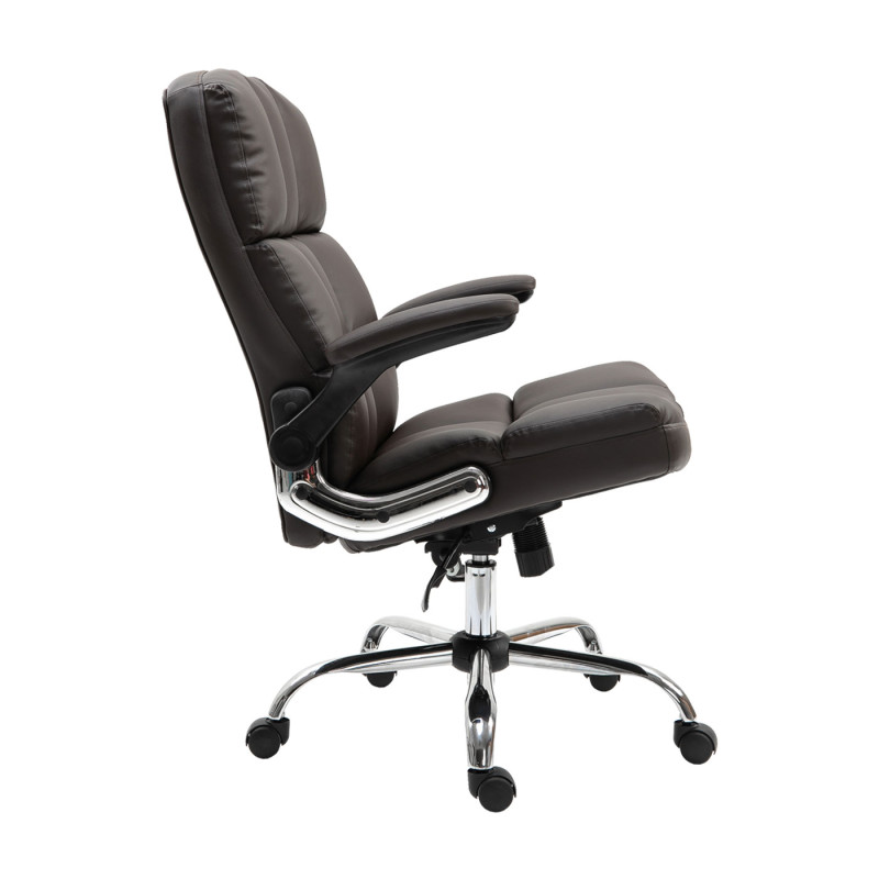 Chaise de bureau chaise de direction chaise pivotante chaise de bureau, - similicuir brun