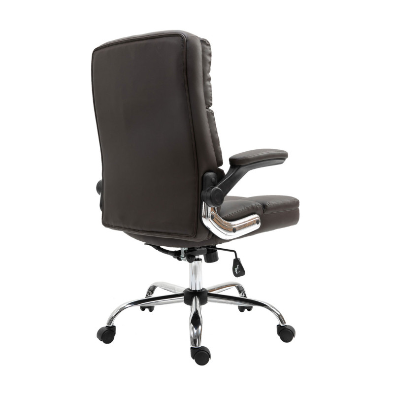 Chaise de bureau chaise de direction chaise pivotante chaise de bureau, - similicuir brun