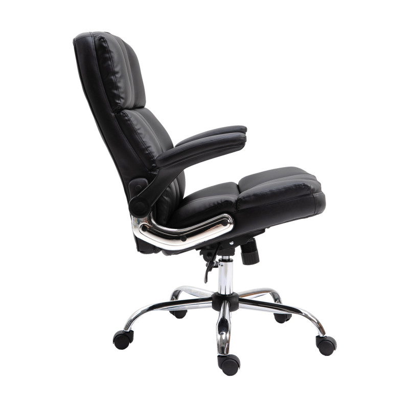 Chaise de bureau chaise de direction chaise pivotante chaise de bureau, - similicuir noir