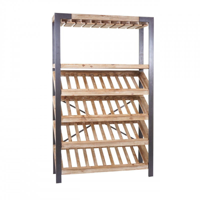 Porte-bouteilles alice en bois massif