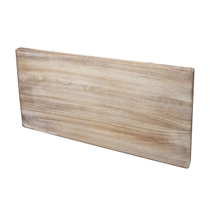 Table murale table pliante murale en bois massif - 100x50cm couleur naturelle