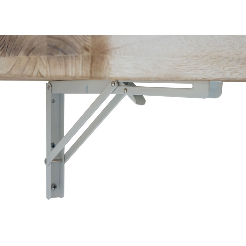 Table murale table pliante murale en bois massif - 100x50cm couleur naturelle