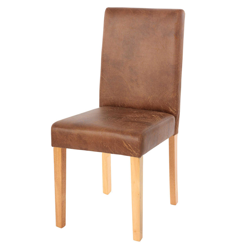 Chaise de salle à manger Littau, , tissu/textile - simili-daim, pieds clairs