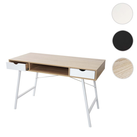 Bureau table d'ordinateur de bureau, structure 3D 120x60xcm - noir