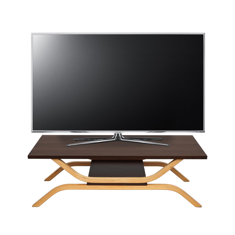 Meuble TV table TV table basse TV, 35x110x48cm - aspect chêne