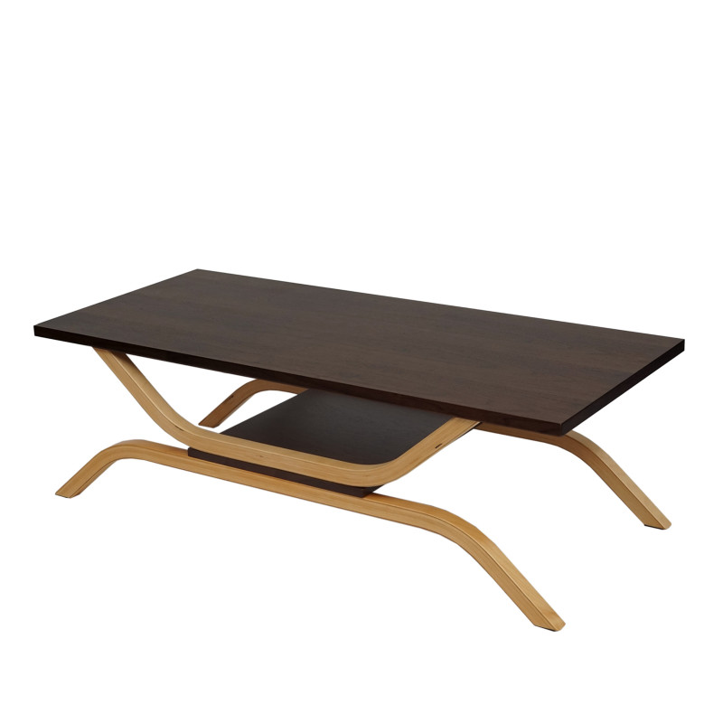 Table basse table de salon, table d'appoint, table basse, 35x110x48cm - aspect chêne