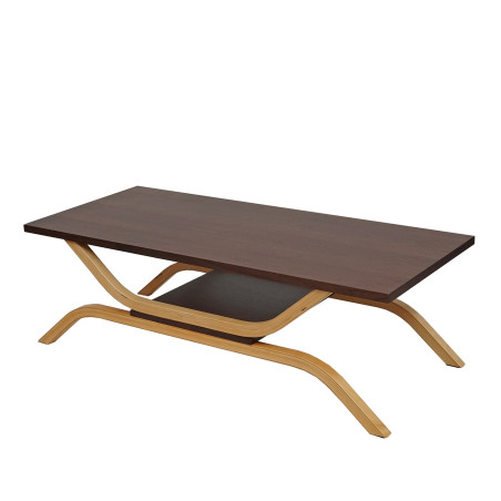 Table basse table de salon, table d'appoint, table basse, 35x110x48cm - aspect chêne