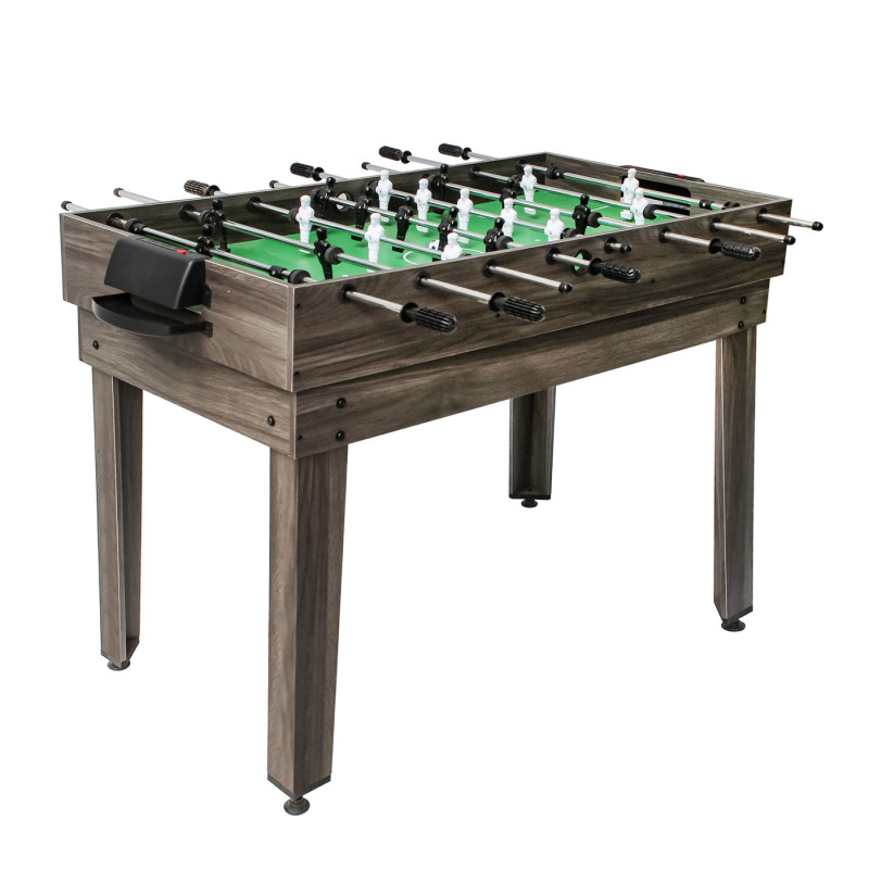 Table de baby-foot 7 jeux en 1 table de jeu, multijoueur, MDF 82x107x60cm - gris anthracite