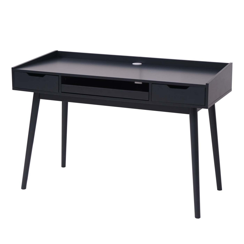 Bureau table pour ordinateur, MDF 120x55cm - gris foncé