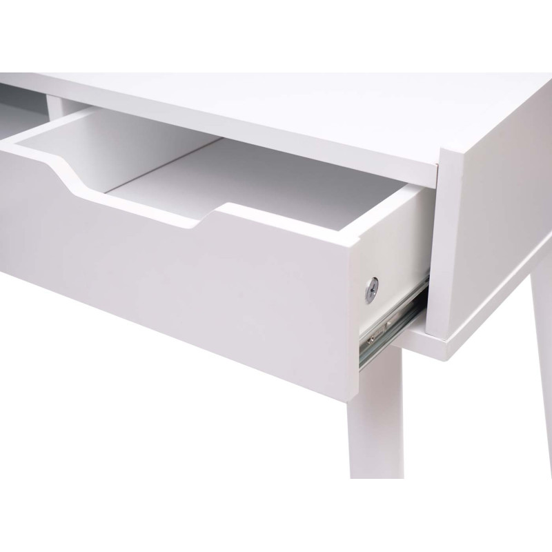 Bureau table pour ordinateur, MDF 120x55cm - blanc