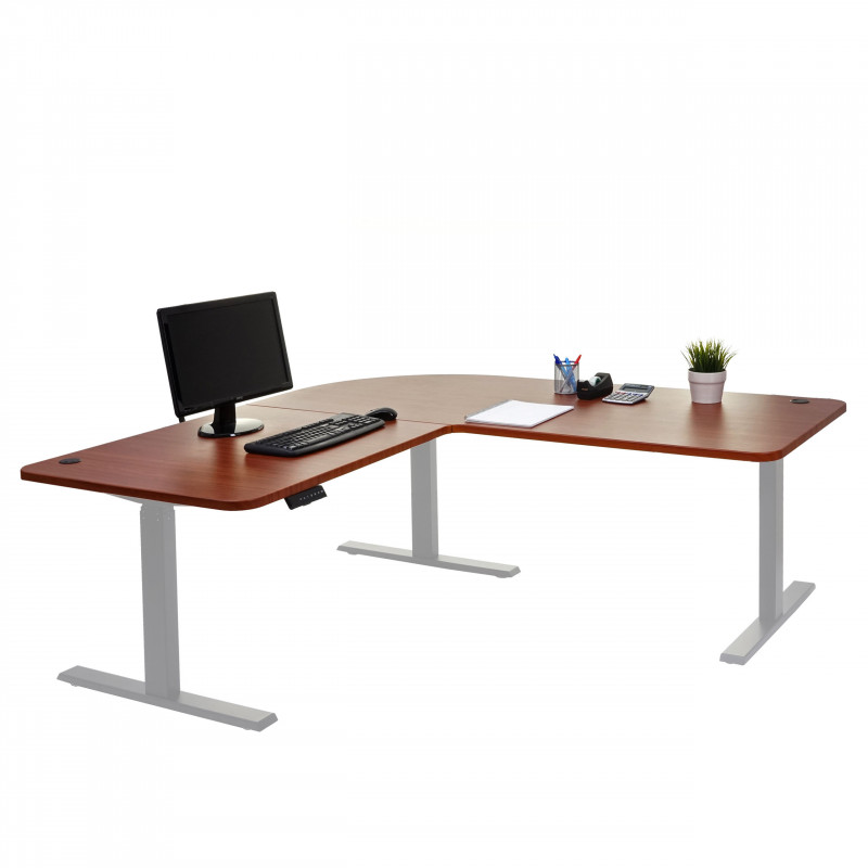 Bureau d'ordinateur dina gris