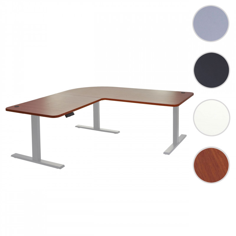 Bureau d'ordinateur dina gris