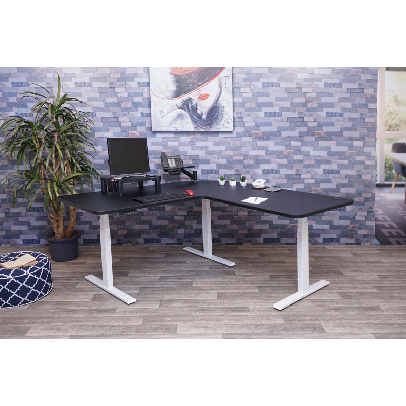 Bureau d'ordinateur memory - noir, blanc