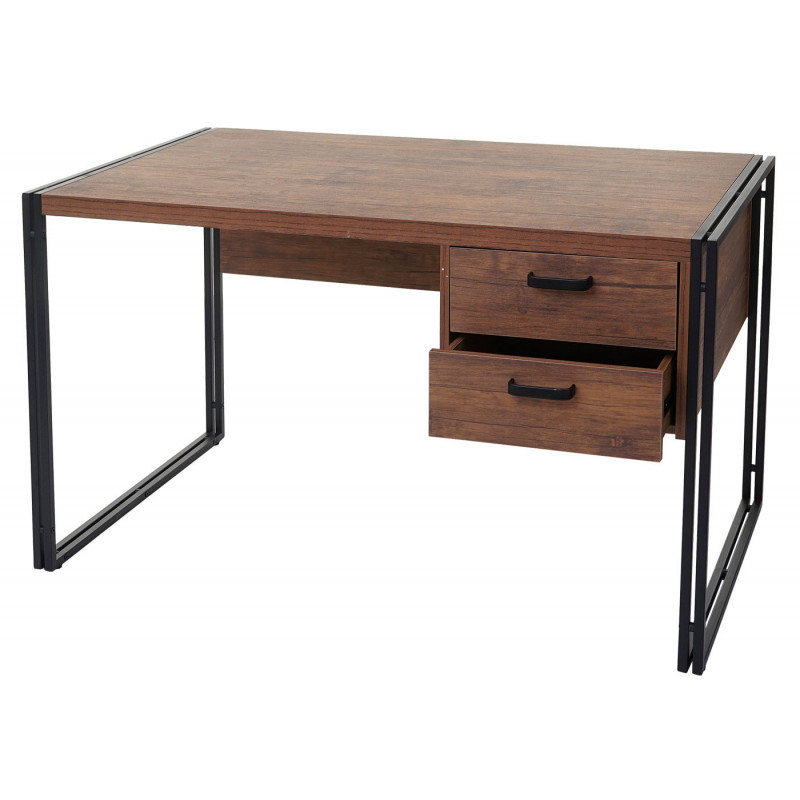 Bureau informatique lebar aspect chêne sauvage