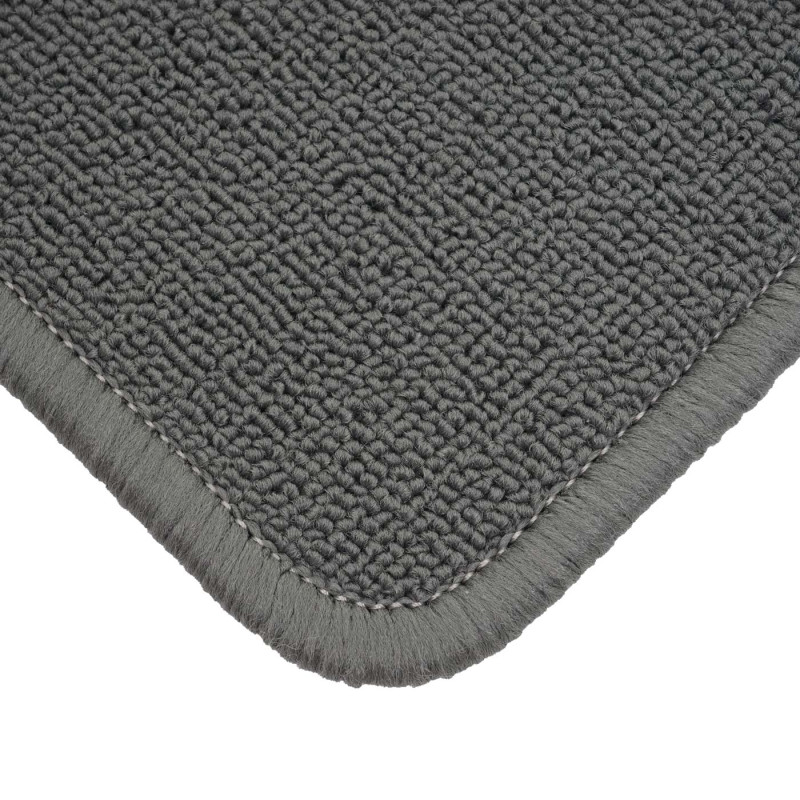 Lot de 15 tapis pour marches d'escalier protection d'escalier, 65x25cm - rectangulaire, gris