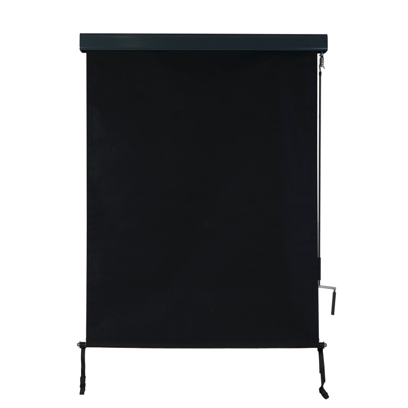 Store enrouleur vertical store extérieur, Protection anti-UV 50 - 250x100 cm, anthracite