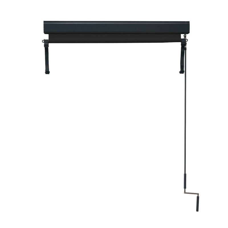 Store enrouleur vertical store extérieur, Protection anti-UV 50 - 250x100 cm, anthracite