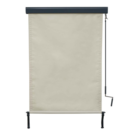 Store enrouleur vertical store extérieur, Protection anti-UV 50 - 250x100 cm, crème -beige