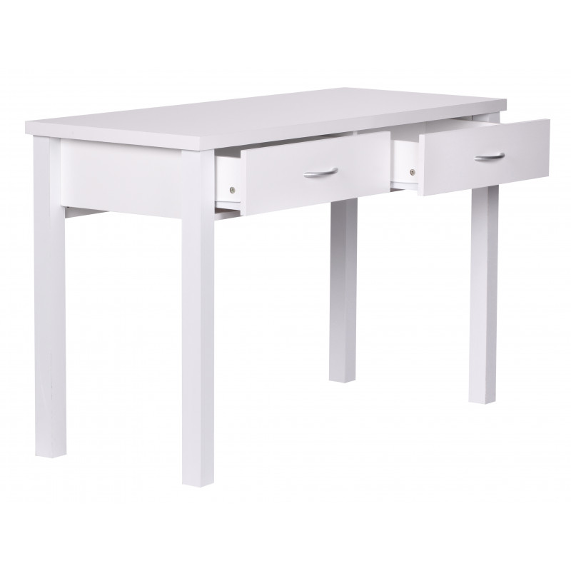 Table de bureau christine a deux tiroirs