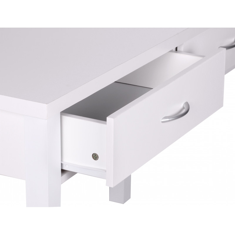 Table de bureau christine a deux tiroirs
