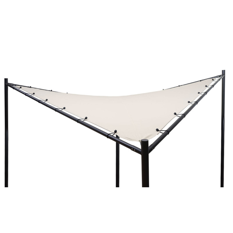 Enveloppe de rechange pour toit de pergola 3x3m polyester - crème