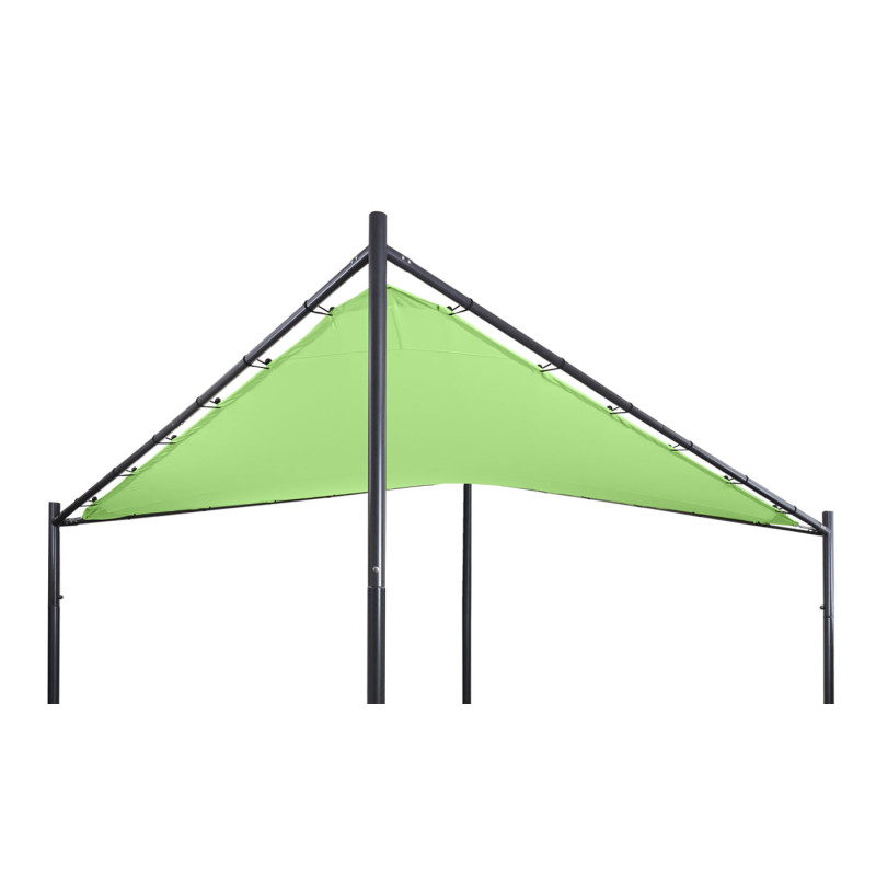 Enveloppe de rechange pour toit de pergola 3x3m polyester - vert