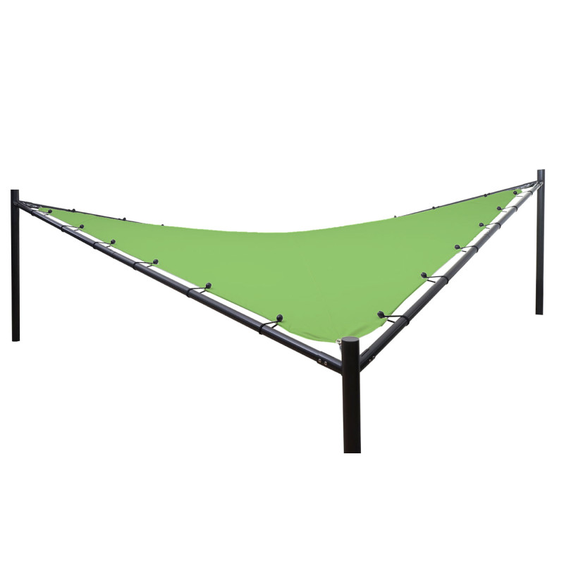 Enveloppe de rechange pour toit de pergola 3x3m polyester - vert